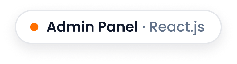 Admin Panel — React.js