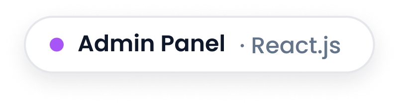Admin Panel — React.js