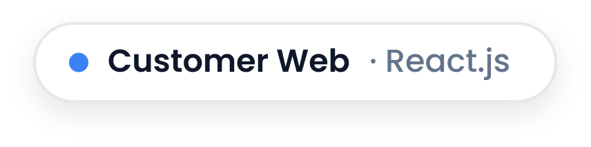 Customer Web — React.js